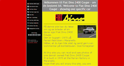 Desktop Screenshot of fiatdinocoupe2400.dk